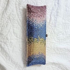 Stunning crystal ombre clutch